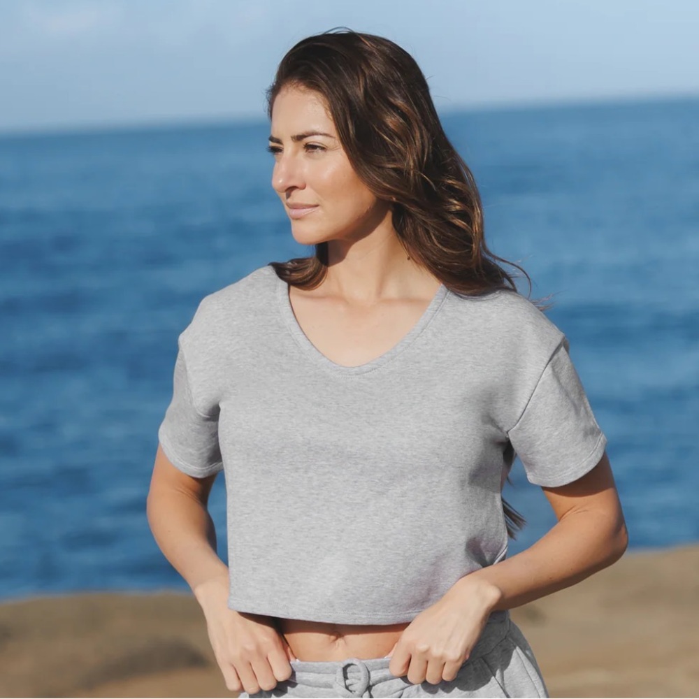 Kindred Bravely French Terry Nursing T-shirt Medium Grey Heather New With Tags